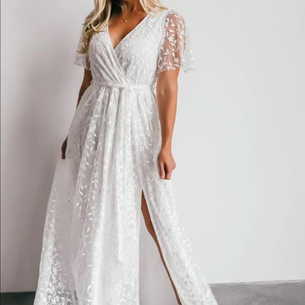 Baltic Born White Lace Dress NWT
